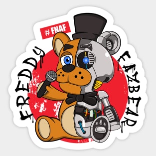 Freddy Fazbear FNAF robot  cute Sticker